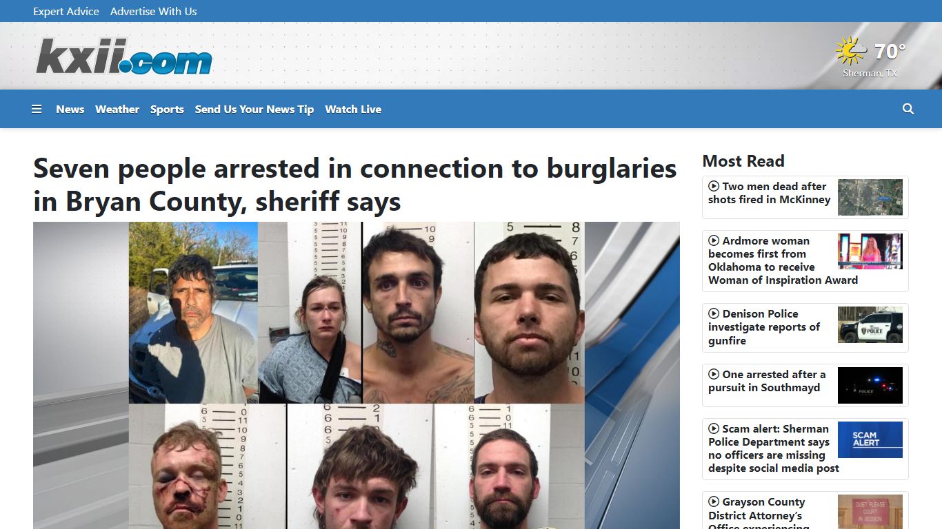 Seven people arrested in connection to burglaries in Bryan County ...